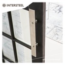 INTERSTEEL DEURGREEP PLAT INDUSTRIAL LOOK