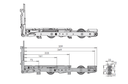 SI-SIEGENIA HS300 TS K1 LOOPWAGEN HEFSCHUIFRAAM