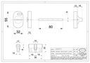 IBFM 47/S WC-GARNITUUR ⧄ 6 MET PC CILINDER