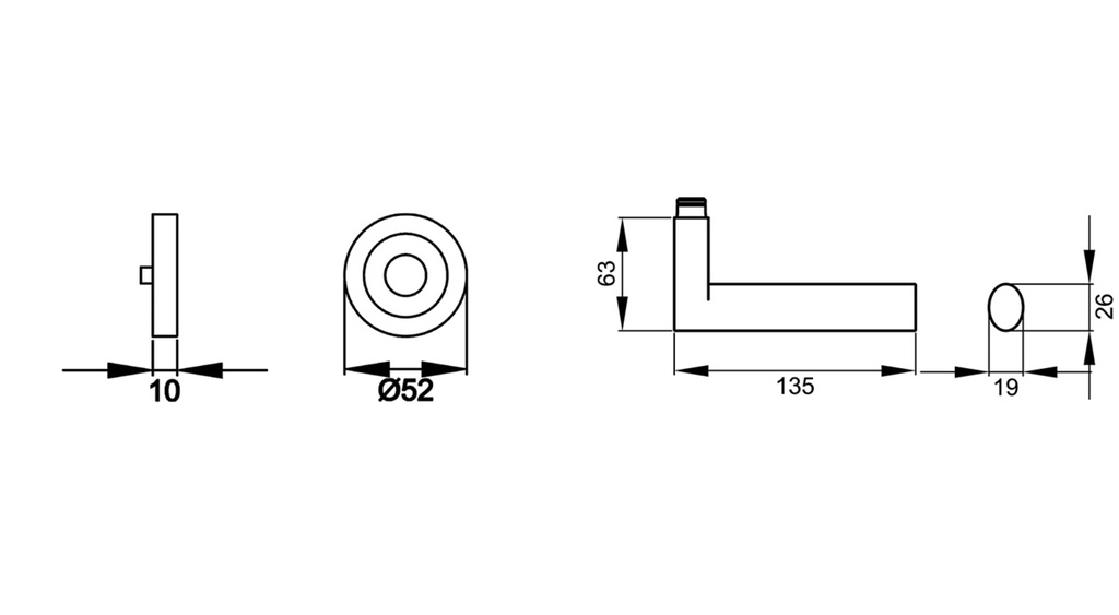 KARCHER DESIGN MADEIRA LEER ER45L KRUKKENPAAR OP ROZET