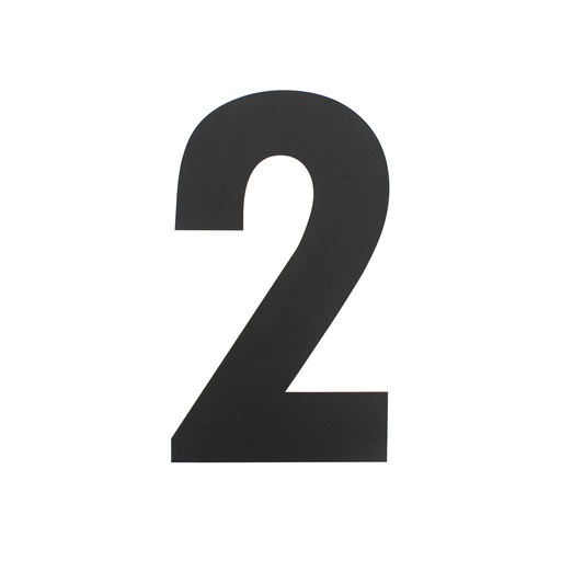 [0023.402112] INTERSTEEL HUISNUMMER XL (Zwart, 2)
