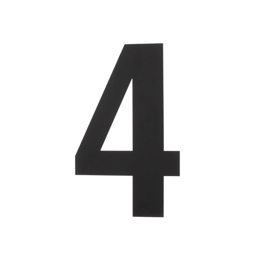 [0023.402114] INTERSTEEL HUISNUMMER XL (Zwart, 4)