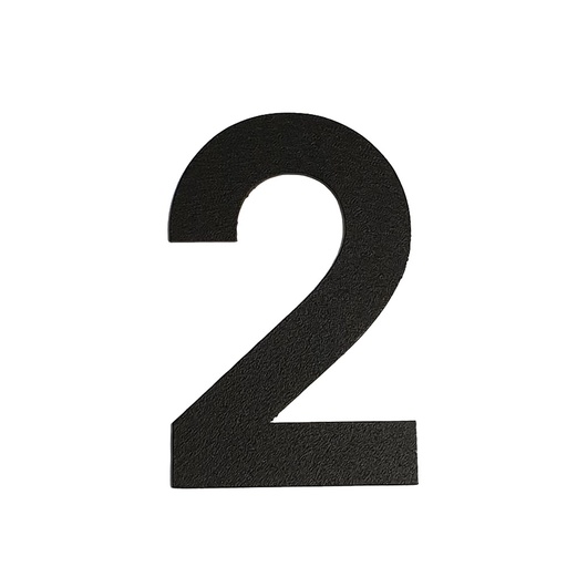 [FUJI-50-ZWART-2] FUJI HUISNUMMER & -LETTER (50, Noir, 2)