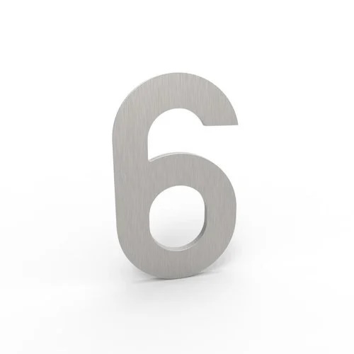 [6-I] ALBO HUISNUMMER & -LETTER (F1 - geanodiseerd, 6)