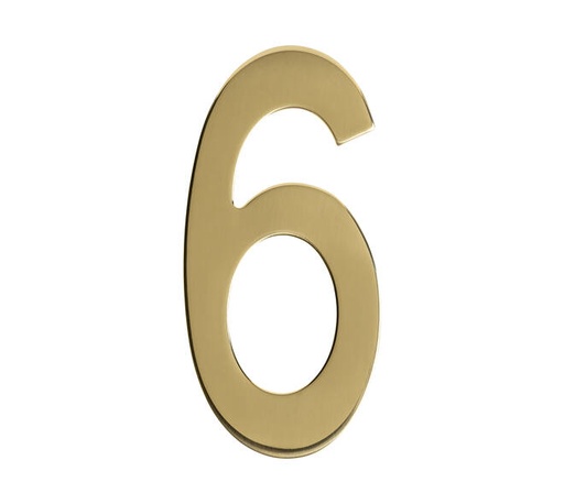 [0013.402046] INTERSTEEL HOUSE NUMBER (Brass, 6)
