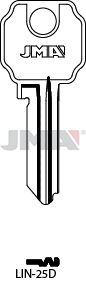 JMA BRUTE SLEUTEL PROFIEL LIN-25D