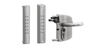 LOCINOX LNKQ VOLTA - SURFACE-MOUNTED LOCK WITH EXTERNAL BATTERY-POWERED KEYPAD