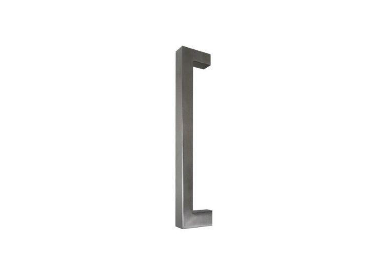 INOX DEURGREEP MODEL U90°K 01 ⧄ 40/40 - stuk