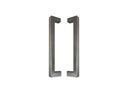 INOX DEURGREEP MODEL U90°K 01 ⧄ 40/40 - paar