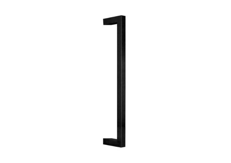 ALUMINIUM DOOR HANDLE MODEL U90°KS 01 ⧄ 30/30 - single piece