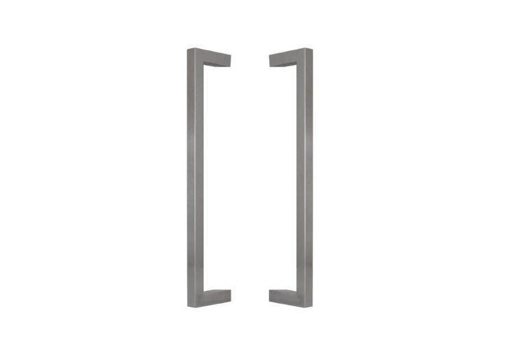 INOX DEURGREEP MODEL U90°KS 01 ⧄ 30/30 - paar