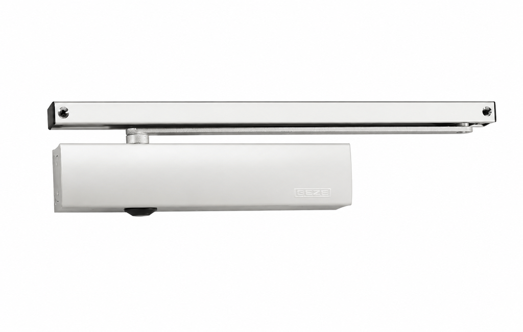 GEZE TS 5000 DOOR CLOSER WITH SLIDE ARM - HEIGHT ADJUSTABLE