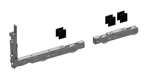 [PMKB0500-100012] SI-SIEGENIA HS200 TS C1 CARRIAGE FOR LIFT-SLIDE WINDOW