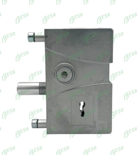 JACOT DES COMBES 102 DOOR LOCK WITH MULTI-TOOTH KEY, WITHOUT HANDLE, FOR ROUND PROFILE