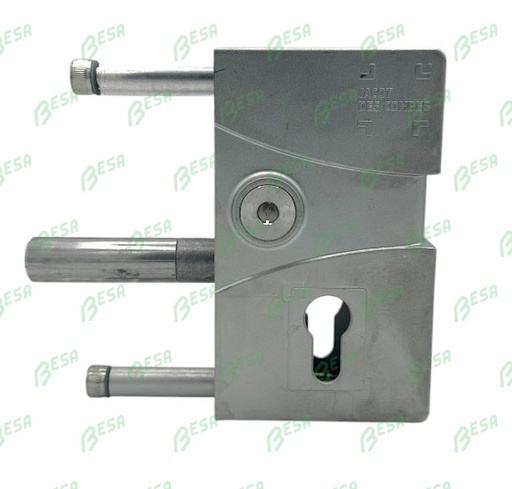 JACOT DES COMBES 106-S SERRURE DE PORTE AVEC CYLINDRE À PROFIL, SANS POIGNÉE, POUR PROFIL ROND