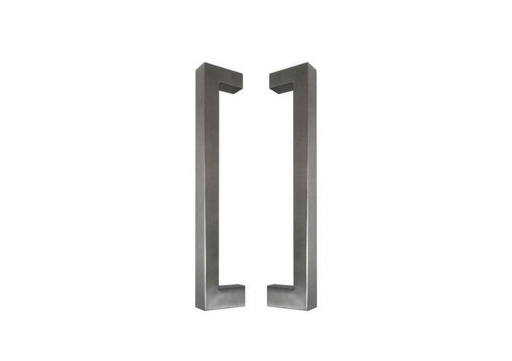 INOX DEURGREEP MODEL U90°K 01 ⧄ 30/30 - paar