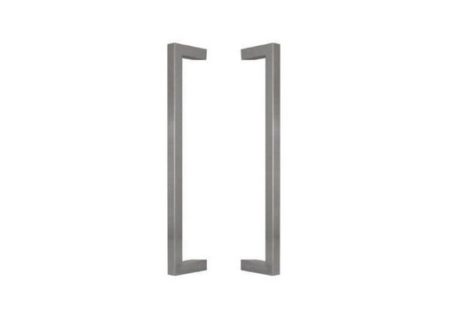 INOX DEURGREEP MODEL U90°KS 01 ⧄ 30/30 - paar